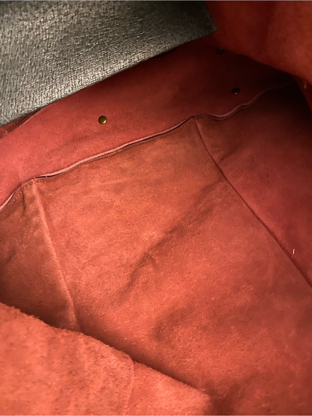 Marlon Burgundy Suede Tote Deep Burgundy NWT😍 - Picture 3 of 7